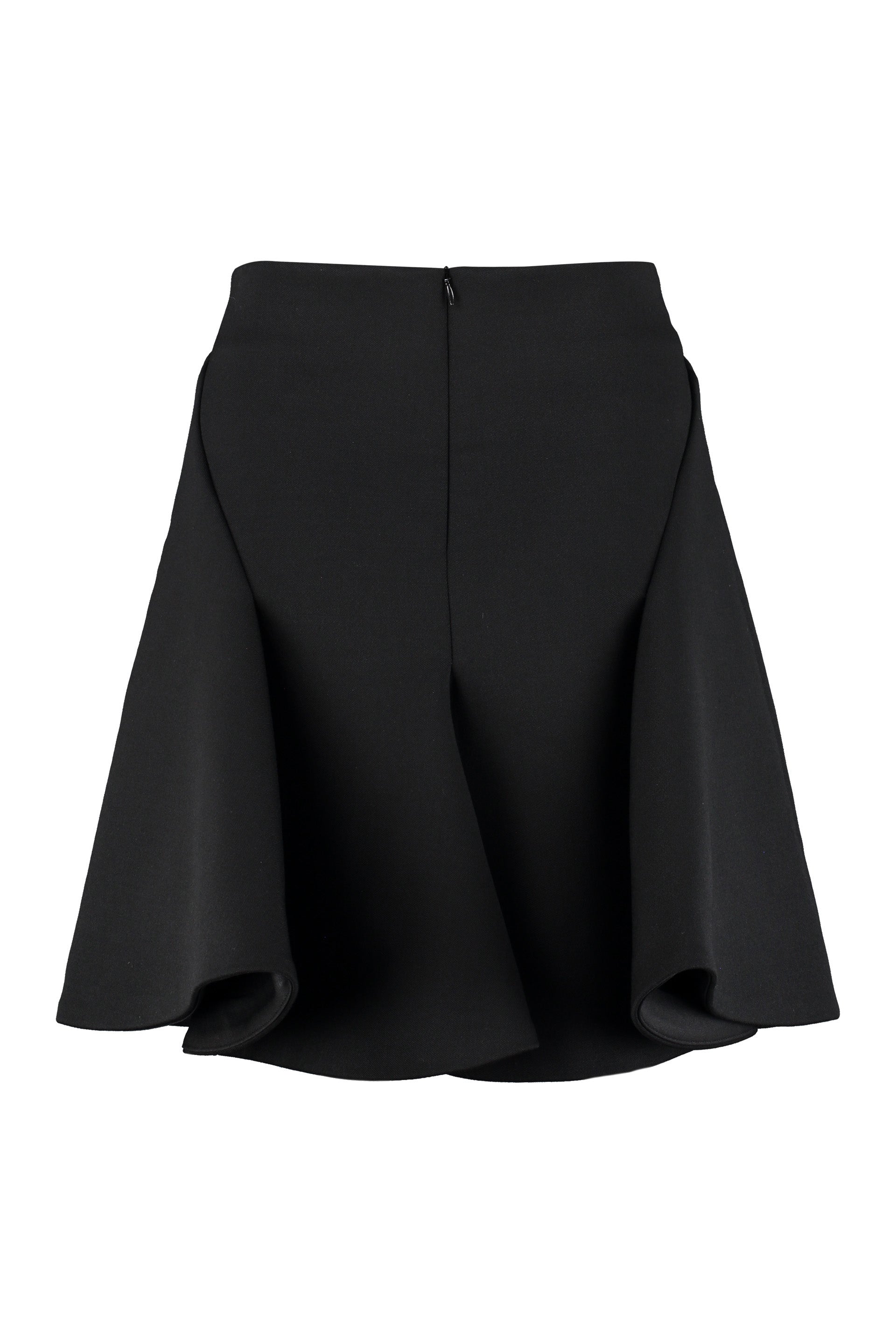 BOTTEGA VENETA Contemporary Wool Blend Mini Skirt