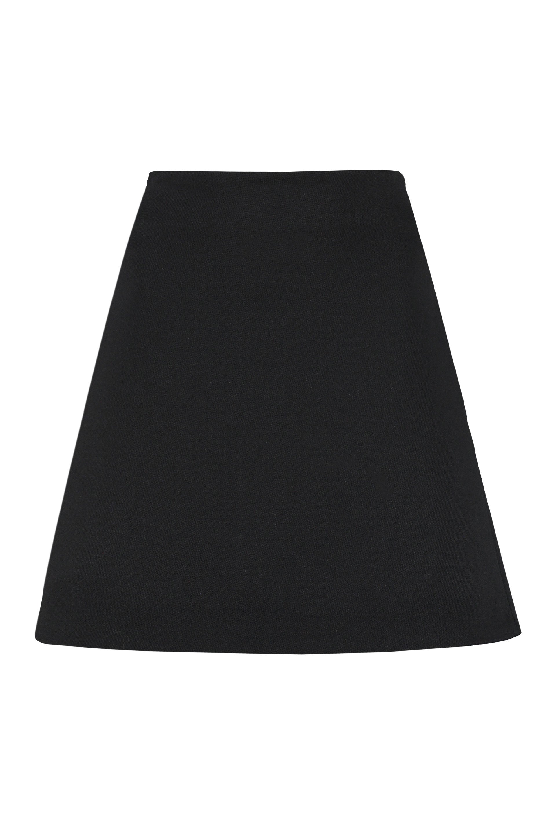 BOTTEGA VENETA Contemporary Wool Blend Mini Skirt