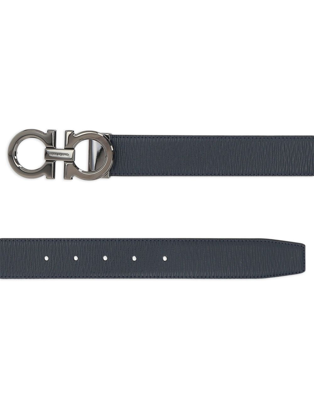 Ferragamo Reversible and Adjustable Gancini Hook Belt - SS25