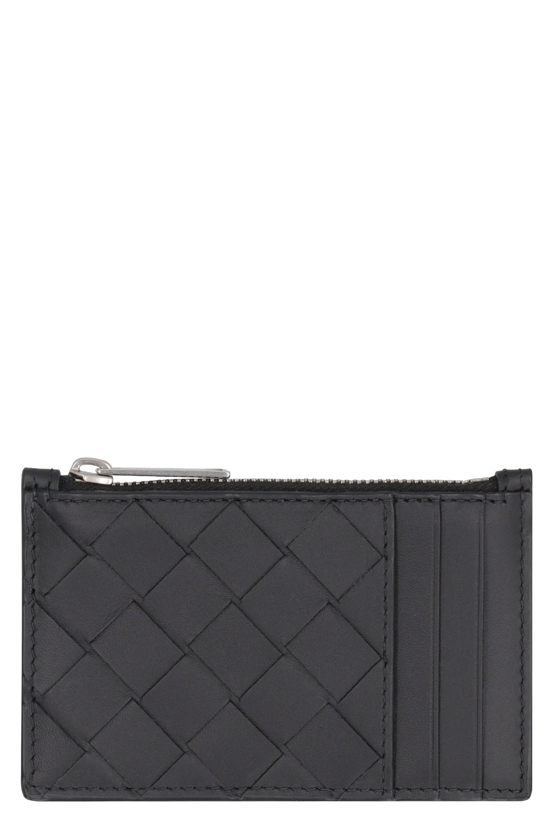 BOTTEGA VENETA Intrecciato Mini Leather Card Holder