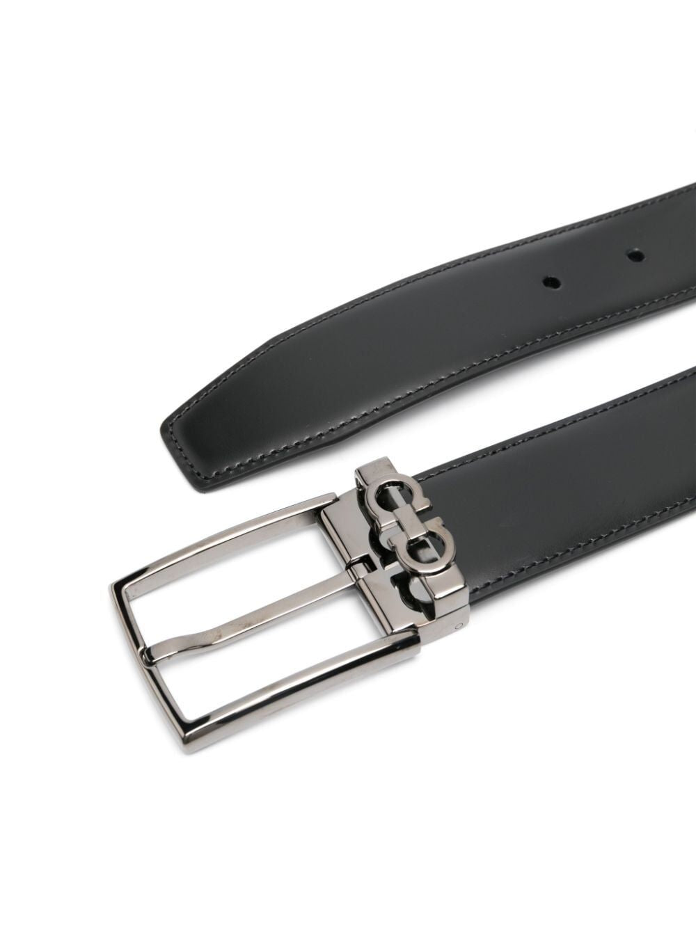 Ferragamo Reversible Gancini Hook Belt for Men