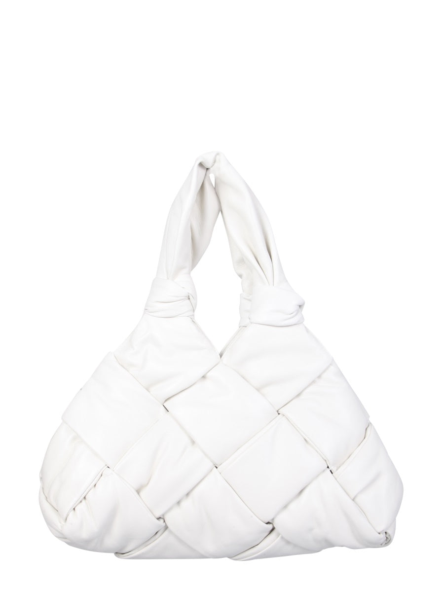 BOTTEGA VENETA Mini Padded Handbag with Iconic Braided Pattern