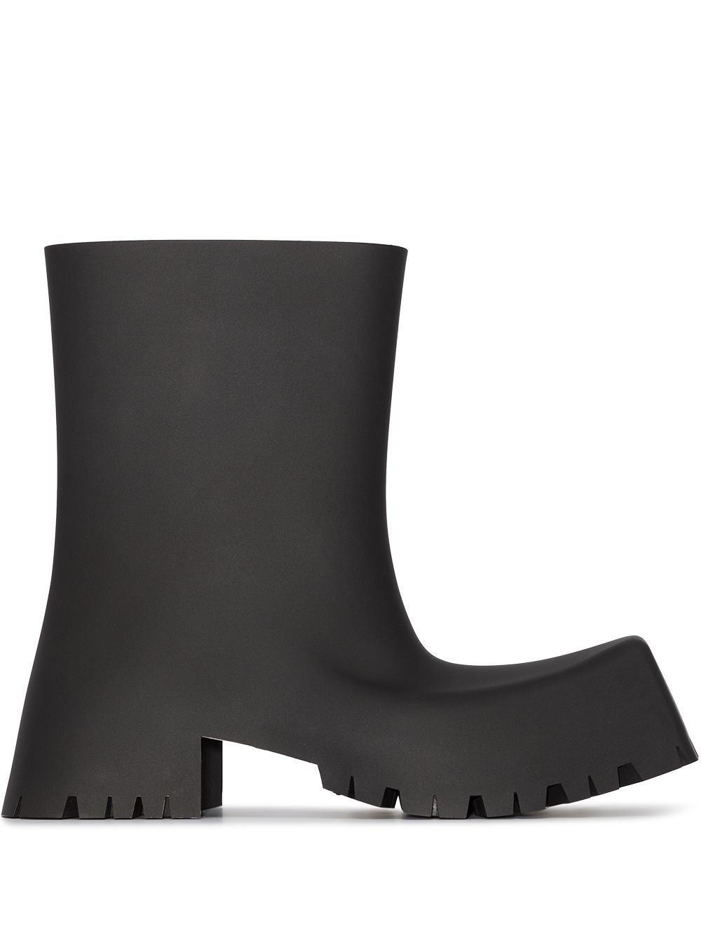 BALENCIAGA Trooper Block-Heel Rubber Boots