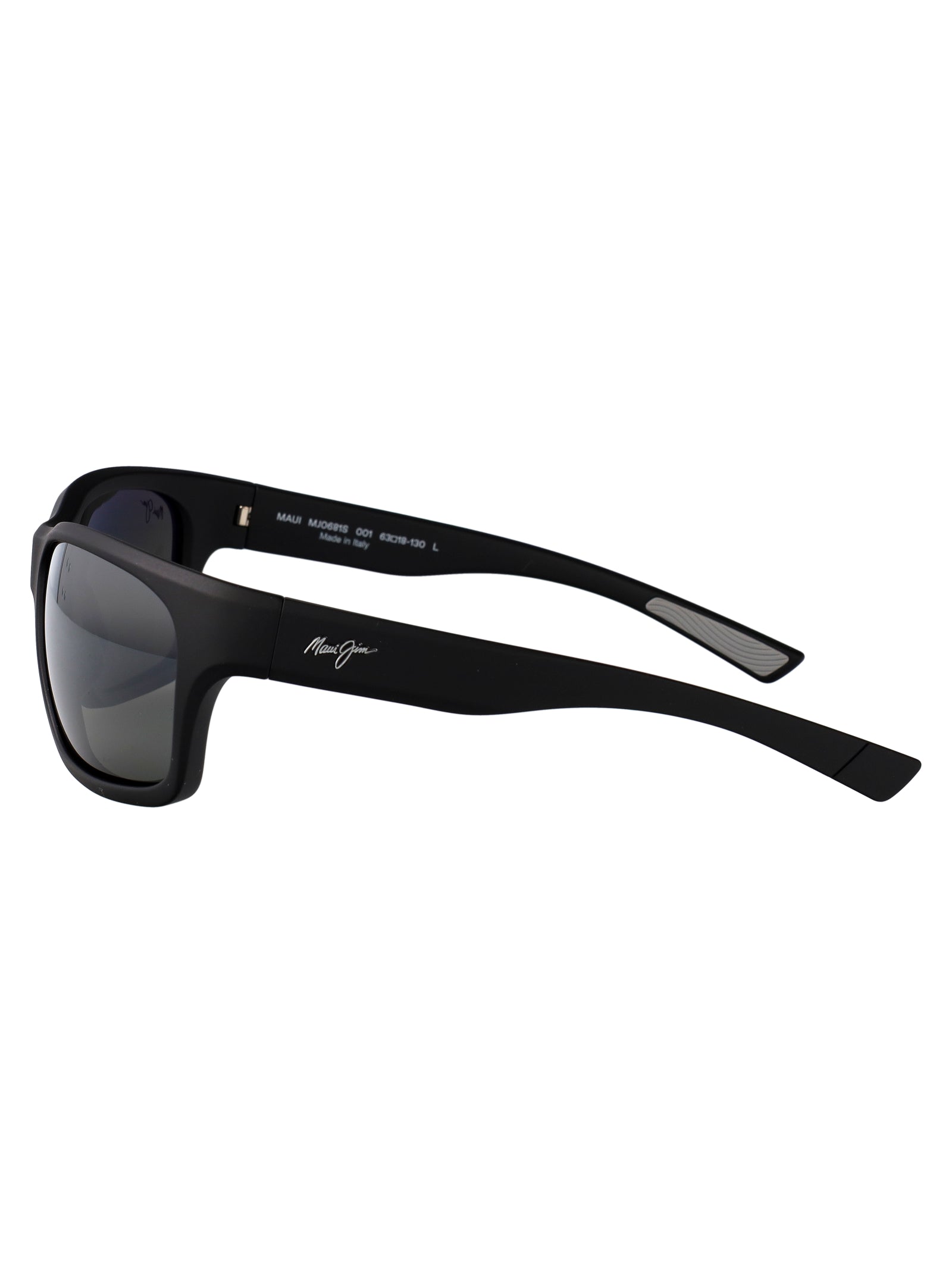 MAUI JIM Matte Black Nylon Sunglasses for Men