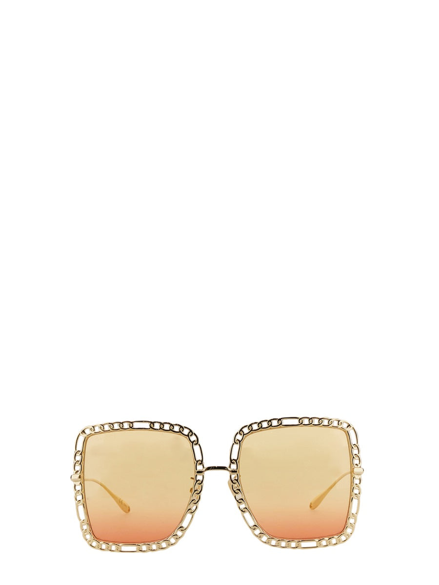 GUCCI Rectangular Mini Sunglasses for Women
