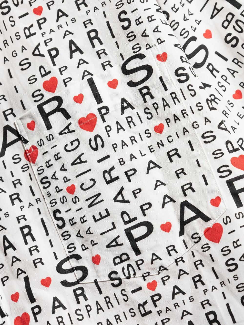 BALENCIAGA Large Fit Short Sleeve Shirt