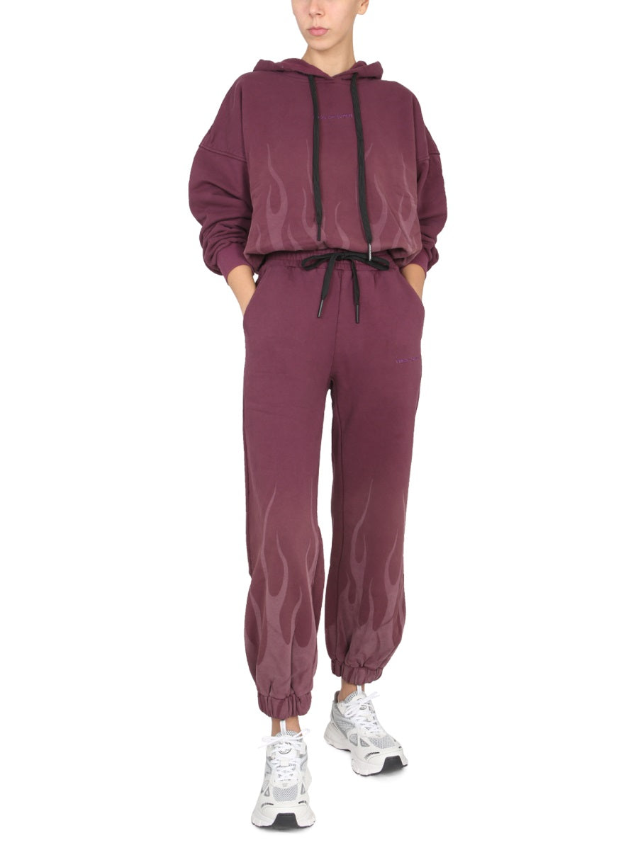 VISION OF SUPER Corrosive Flames Mini Pants