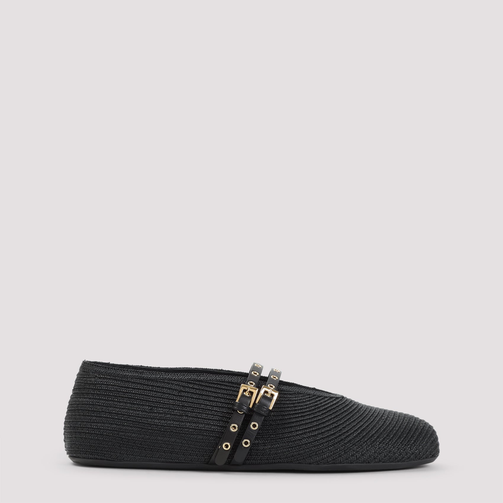 ALAÏA Mini Paper Straw Ballerinas