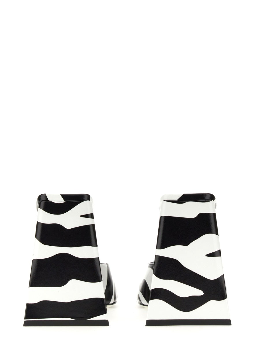 THE ATTICO Pyramid Heel Sandals with Luxurious Leather - 11.5 CM