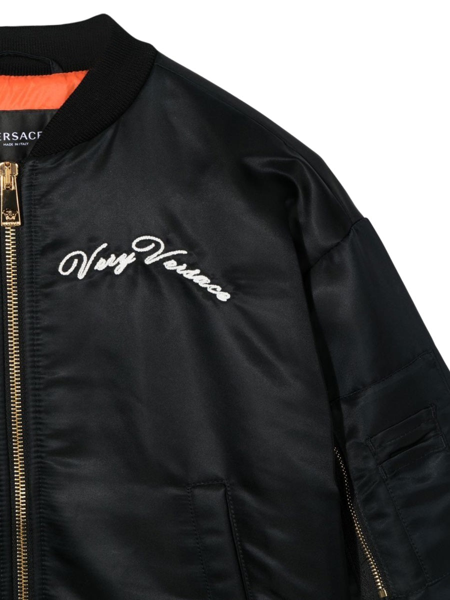 VERSACE Mini Embroidered Bomber Jacket