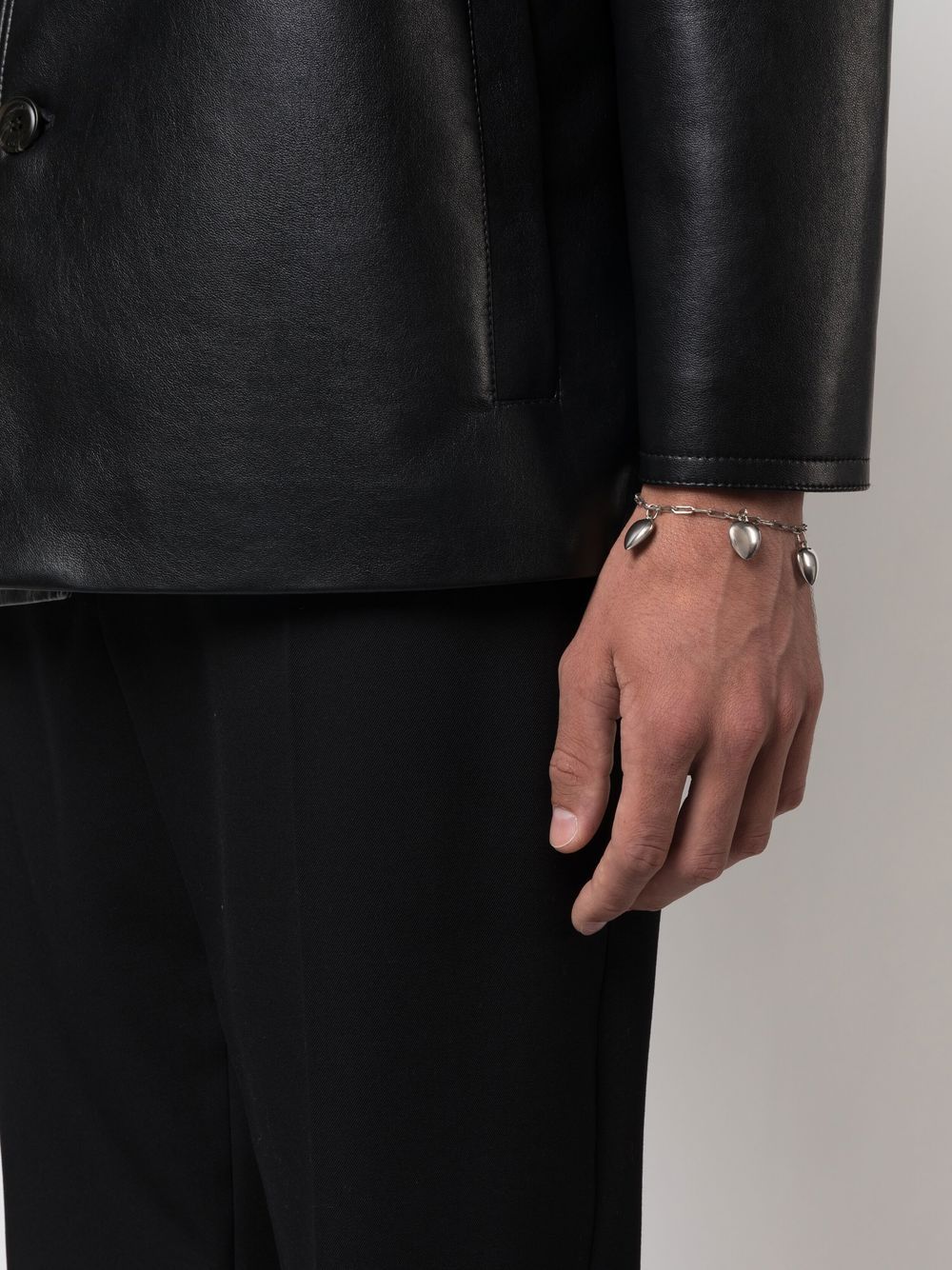 SAINT LAURENT Charm Bracelet for Men - FW24 Collection