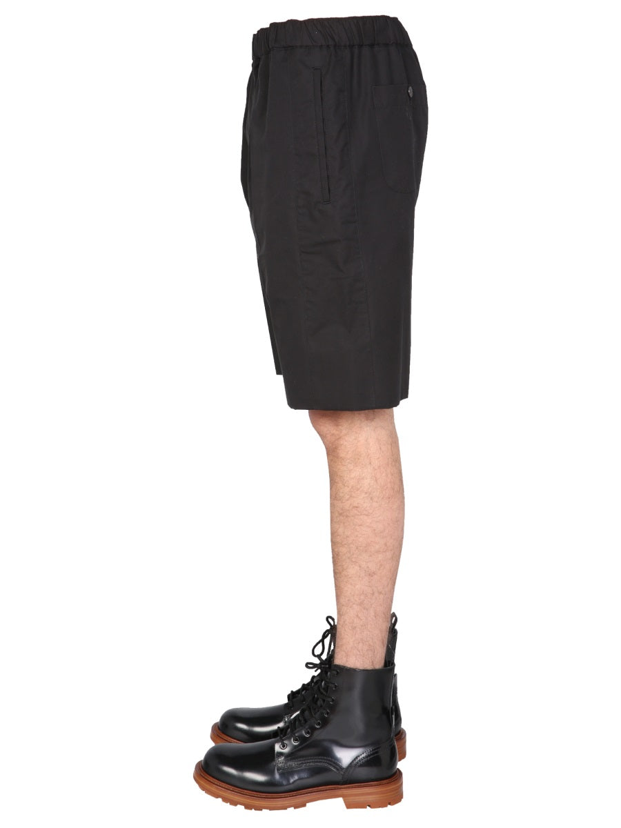 ALEXANDER MCQUEEN Men's Gabardine Bermuda Shorts