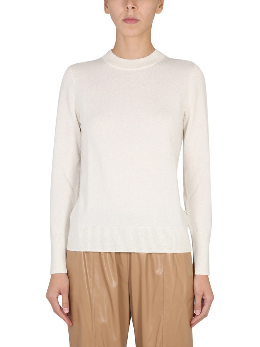 BOSS Women's Cashmere Cross-Neck Sweater