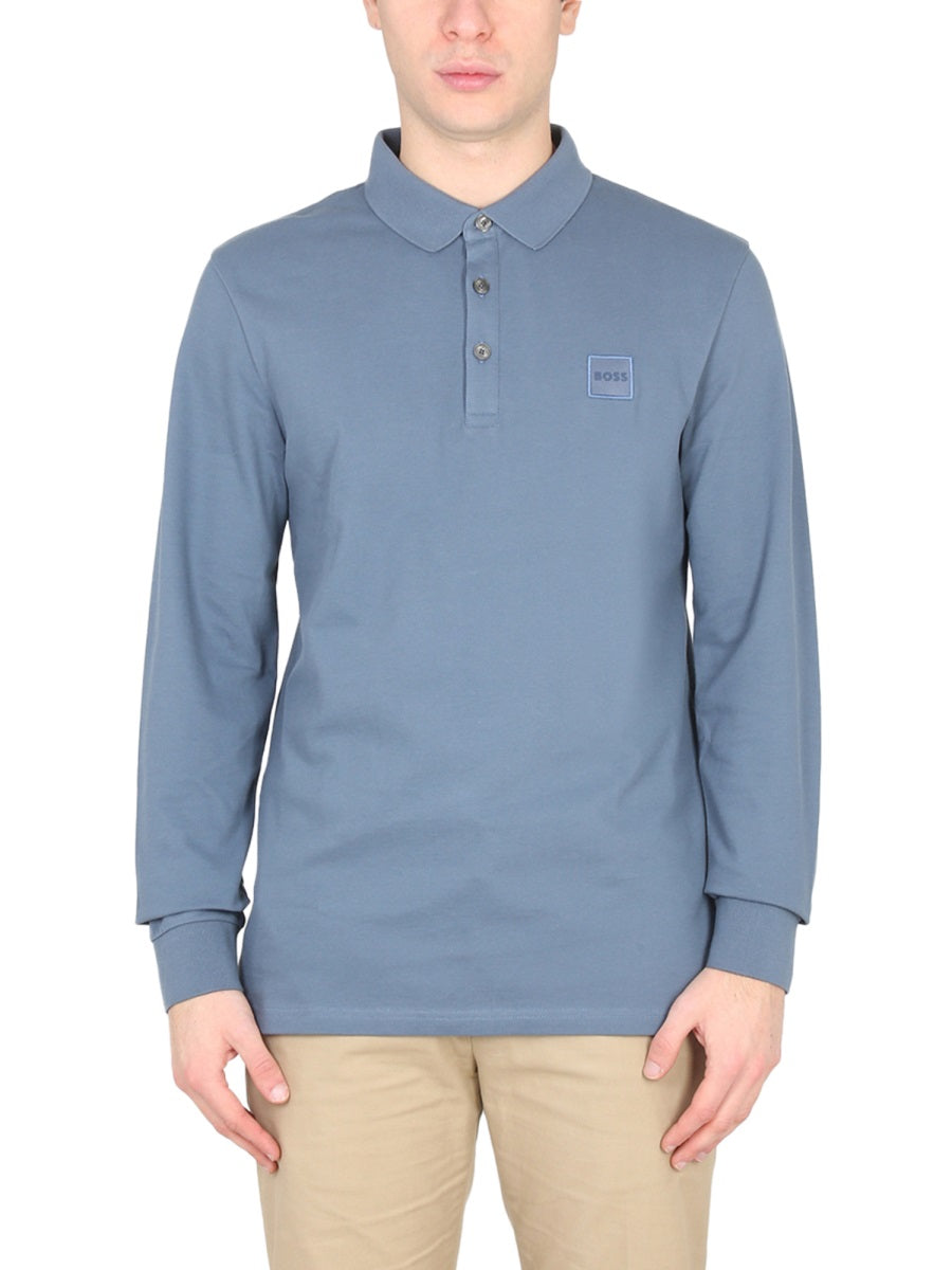 BOSS Classic Collar Polo with Logo Patch