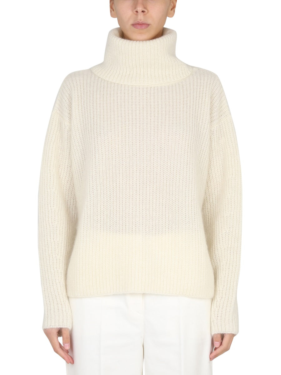 BOSS High Neck Straight Bottom Sweater - Women