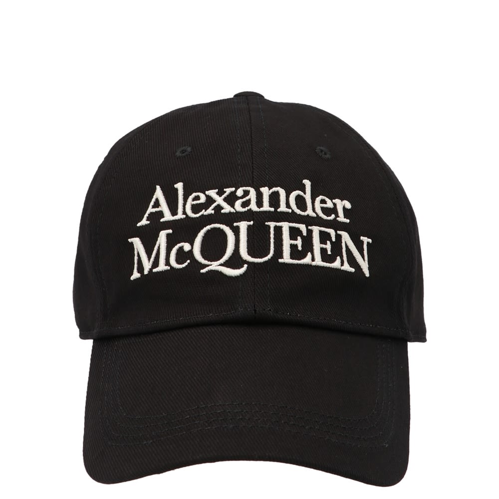 ALEXANDER MCQUEEN Classic Cotton Hat for Men - SS25 Collection
