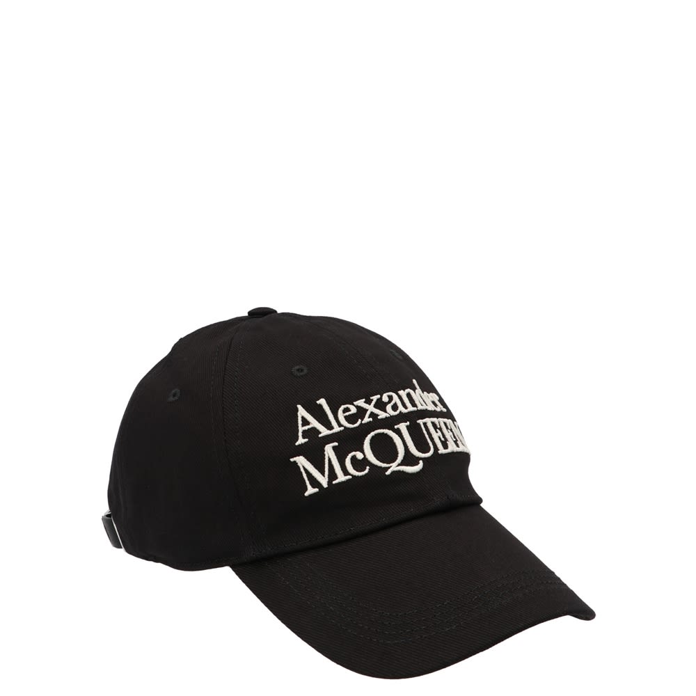 ALEXANDER MCQUEEN Classic Cotton Hat for Men - SS25 Collection