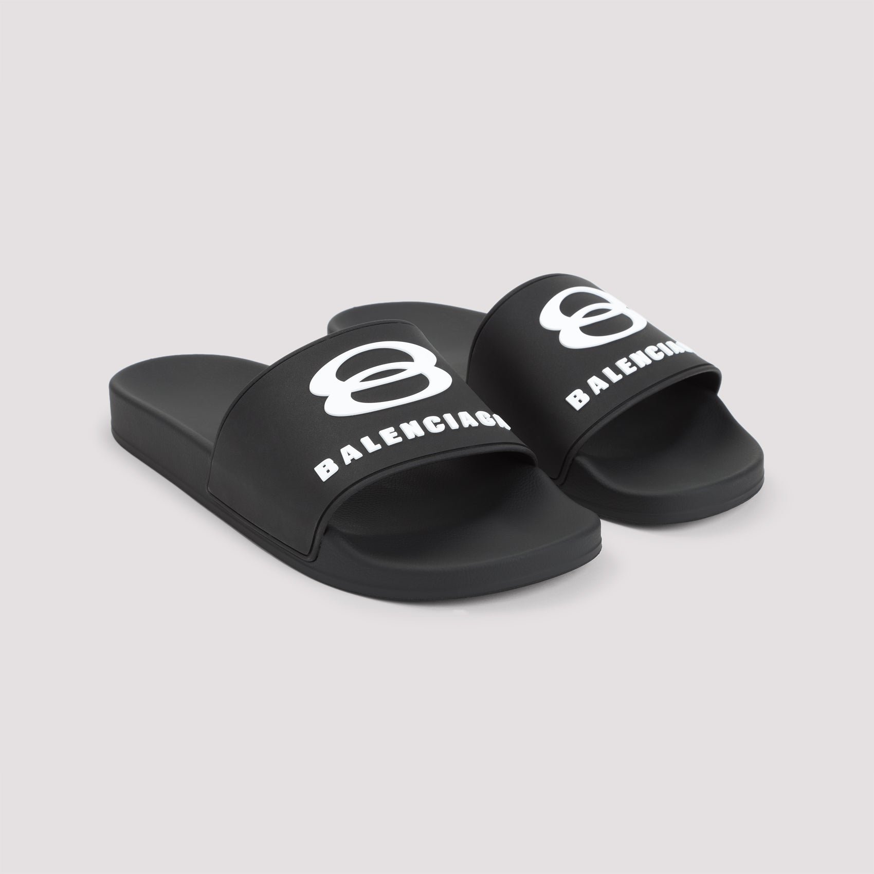 BALENCIAGA Men's Pool Slide Rubber Sandals