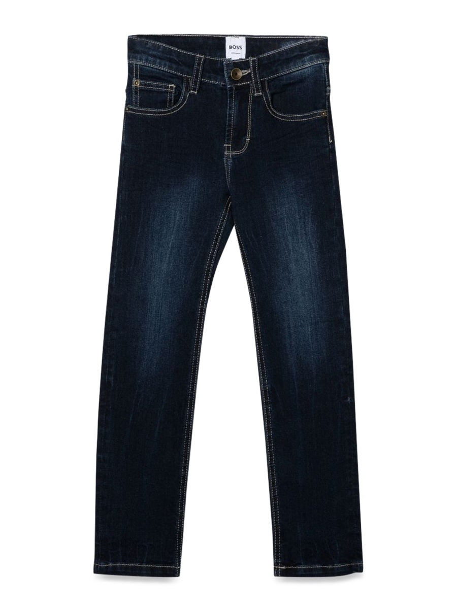 BOSS Boys' Trendy Denim Jeans - FW22