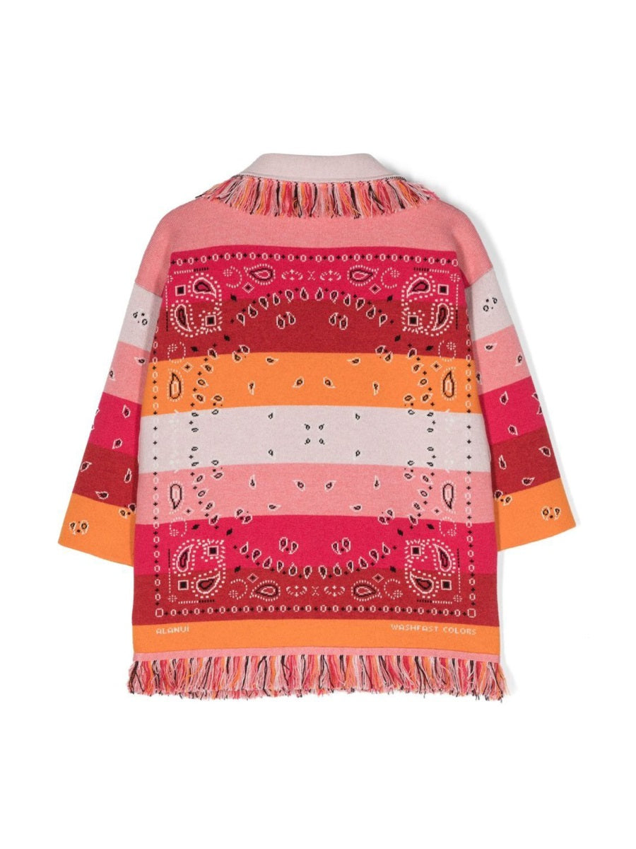 ALANUI Striped Bandana Jacquard Card for Girls