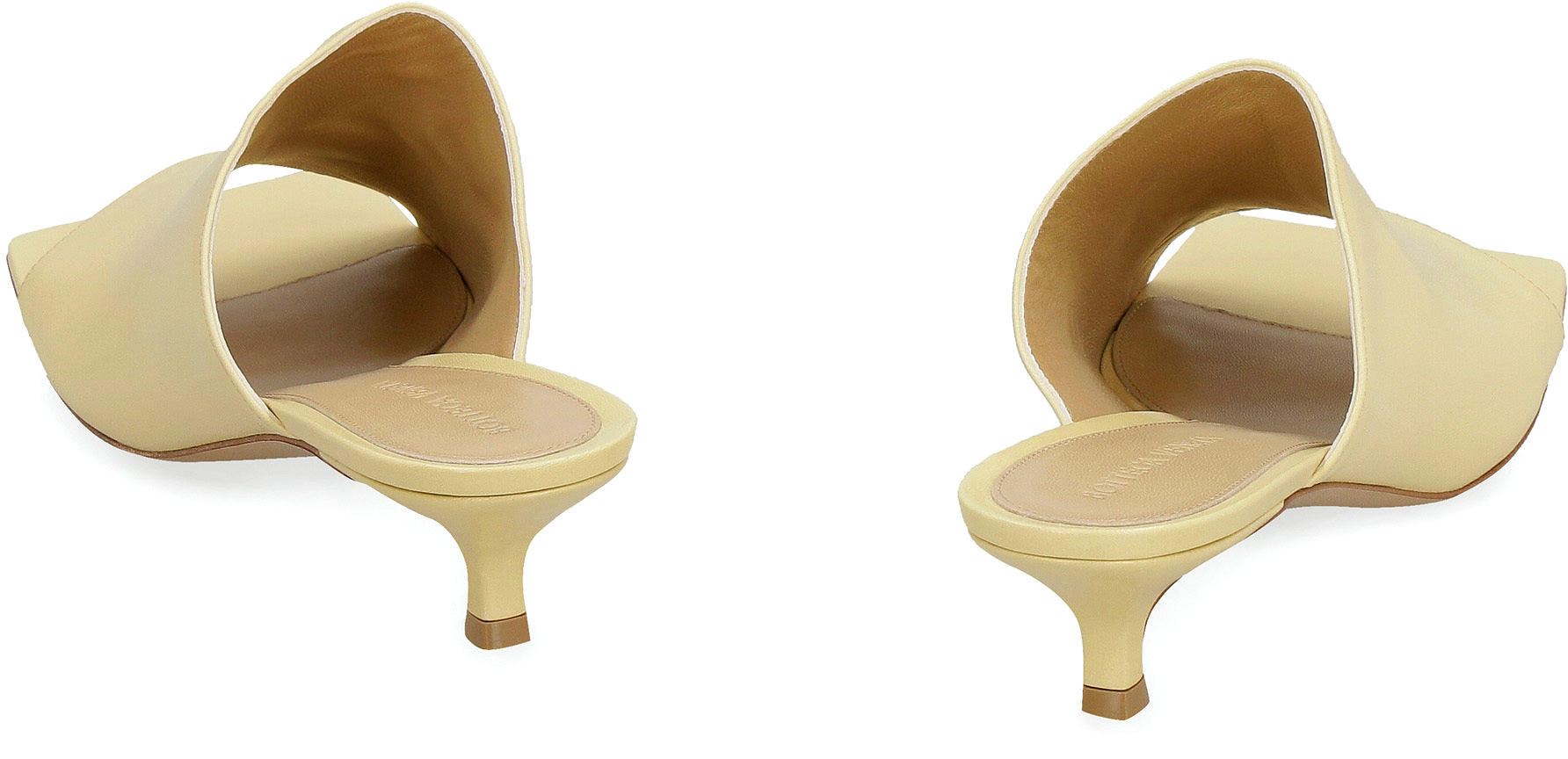 BOTTEGA VENETA Stretch Leather Kitten Heel Flats