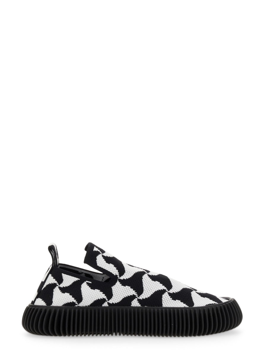 BOTTEGA VENETA Knit Slip-On Sneakers with Rubber Sole