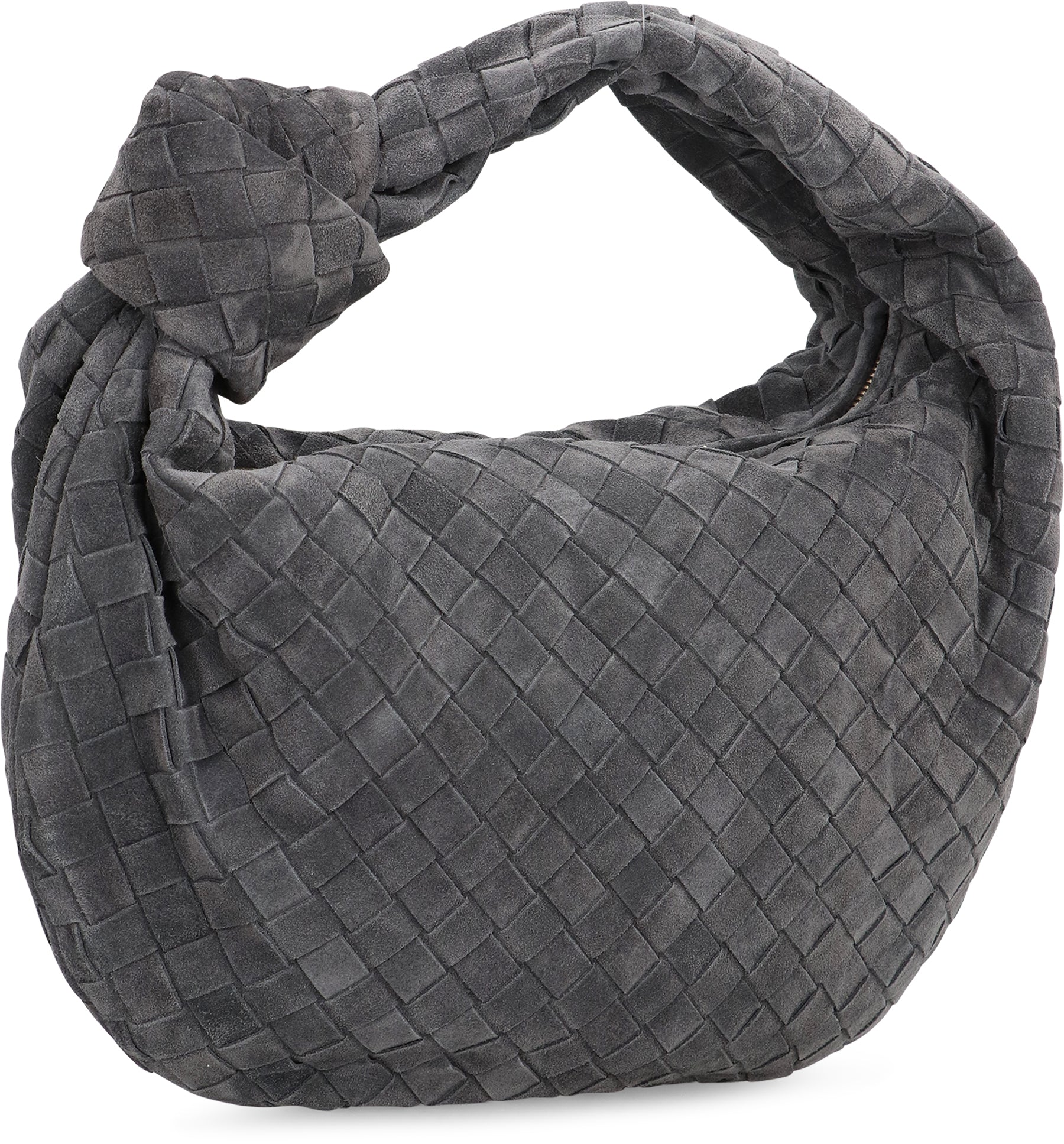 BOTTEGA VENETA Mini Suede Jodie Handbag with Zip Closure - Modern & Minimalist Design