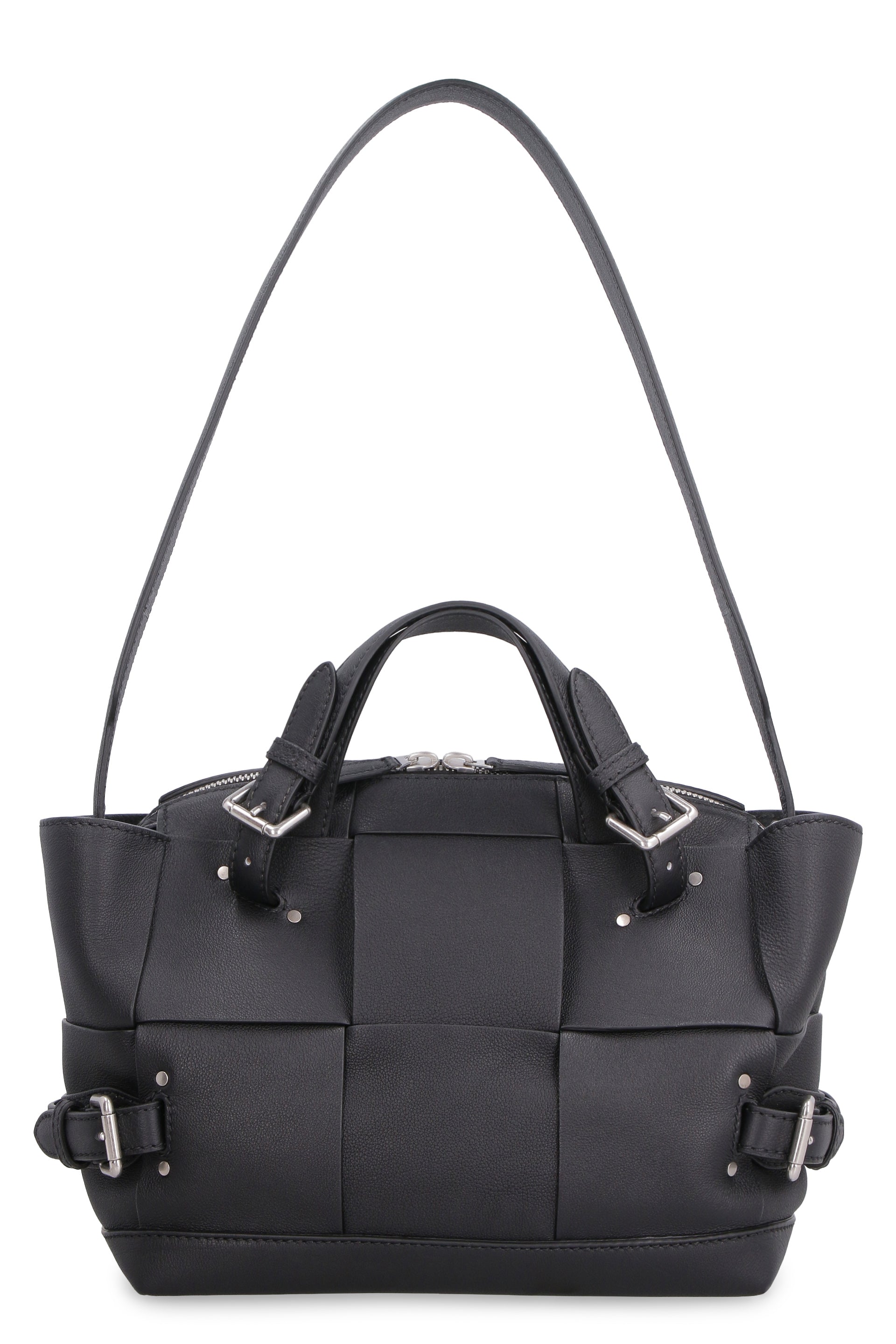 BOTTEGA VENETA Arco Tool Leather Mini Tote Handbag