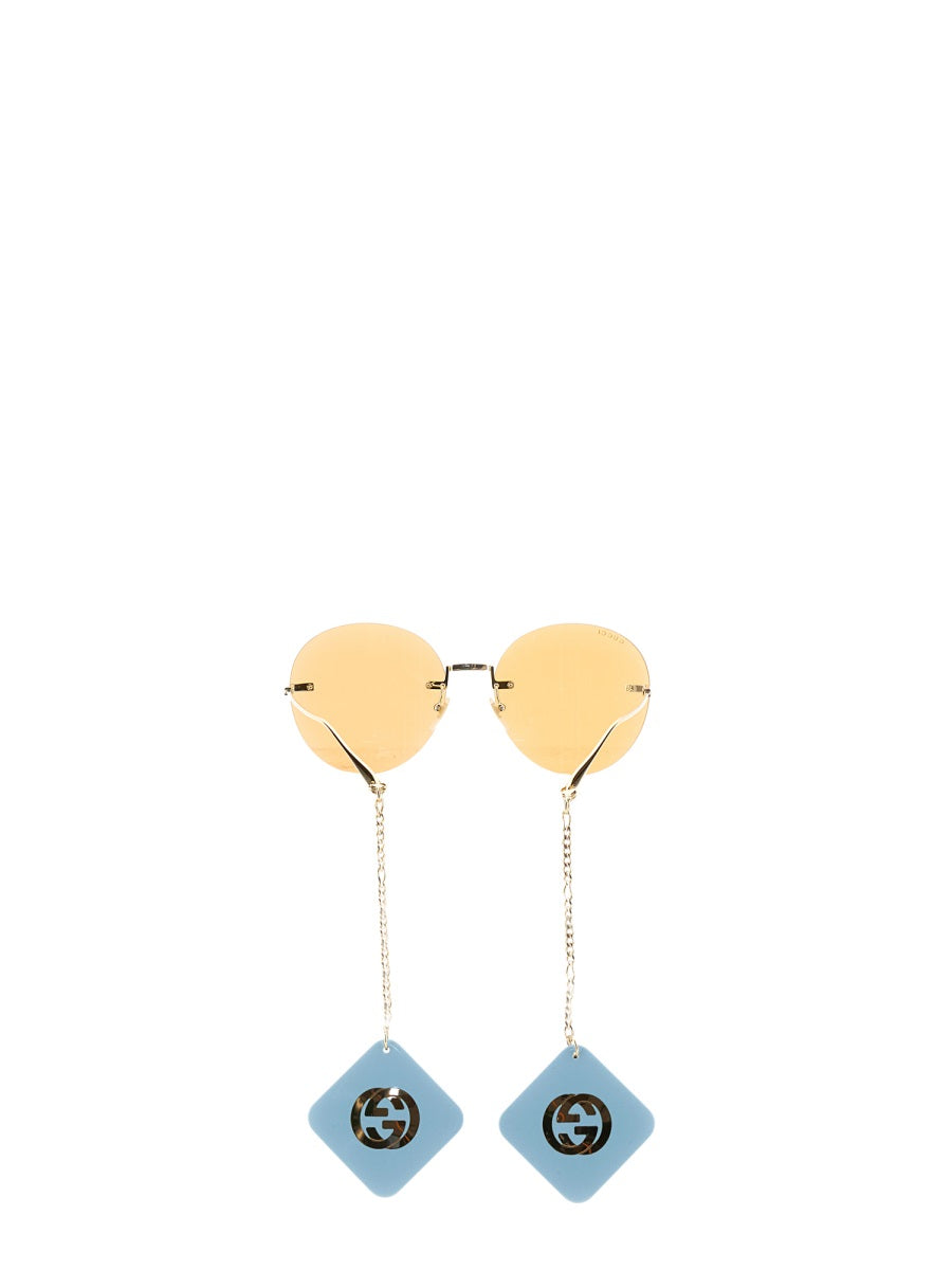 GUCCI Tiger Frame Sunglasses with 5.8 CM Lens Diameter