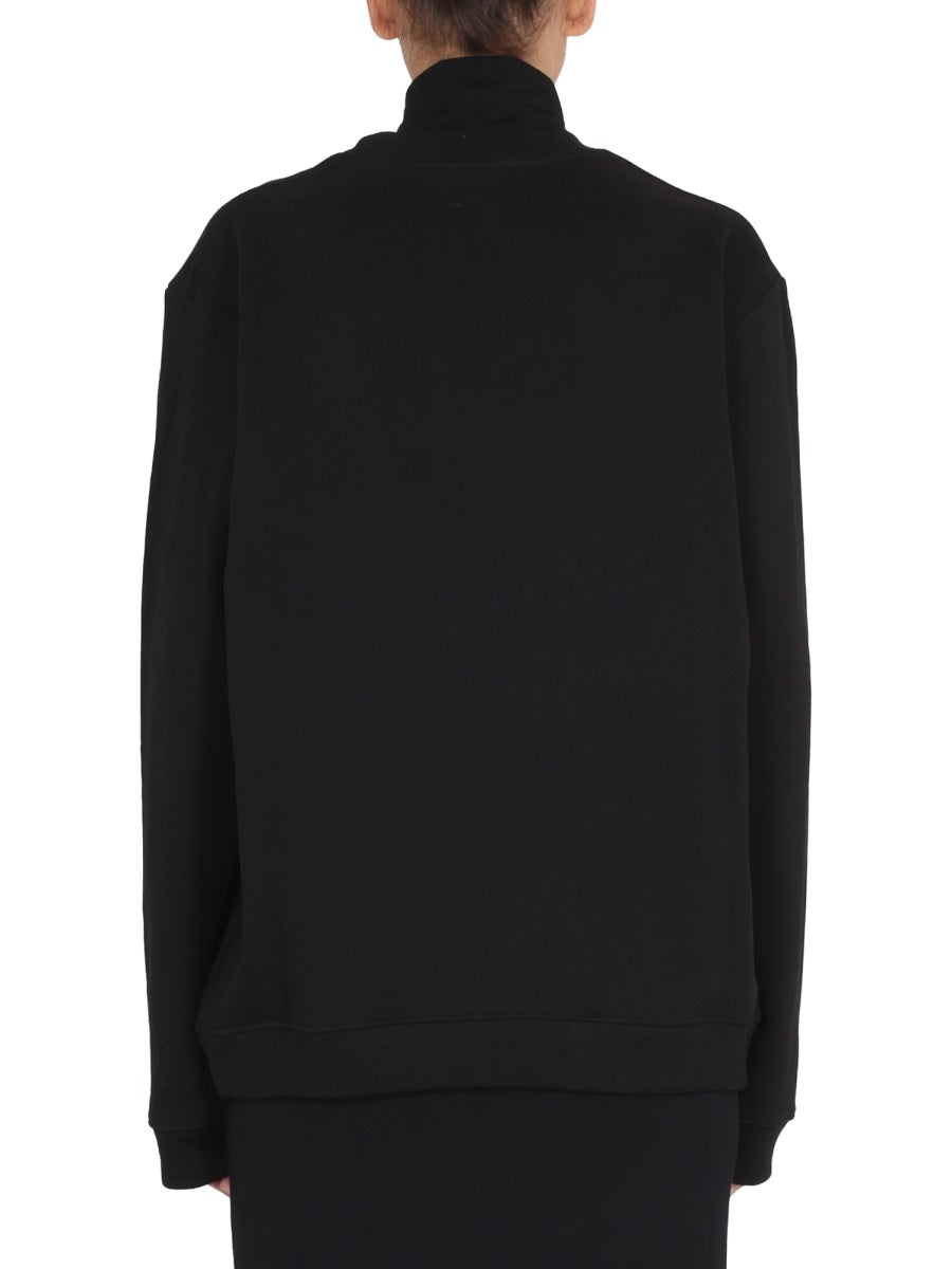 RAF SIMONS Crawling Front Print Crewneck Sweatshirt