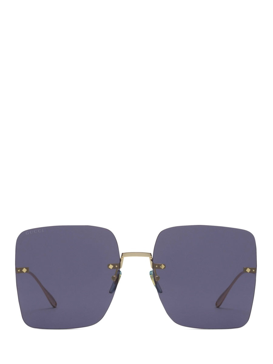 GUCCI Oversized Square Sunglasses with 6.1cm Lens Diameter
