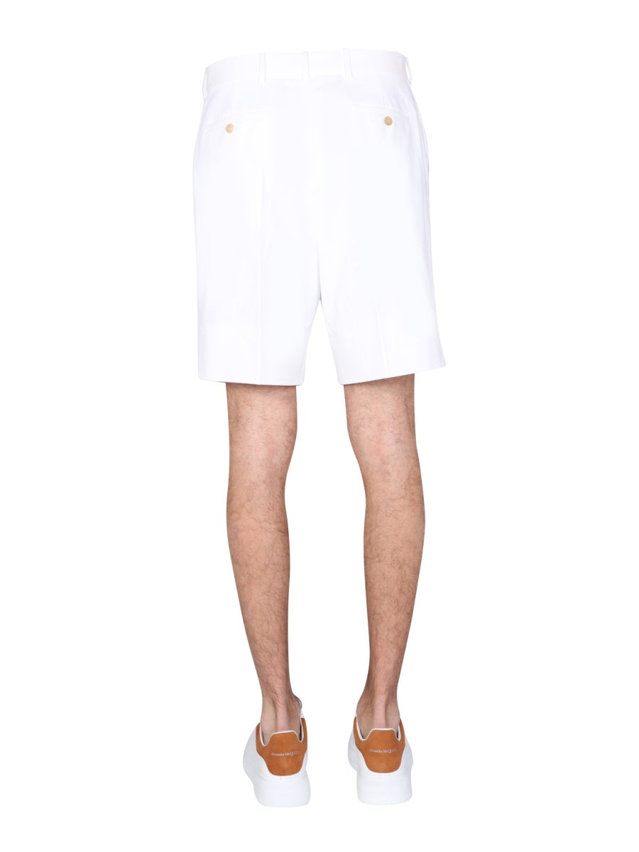 ALEXANDER MCQUEEN Tailored Bermudas for Men - SS22 Collection