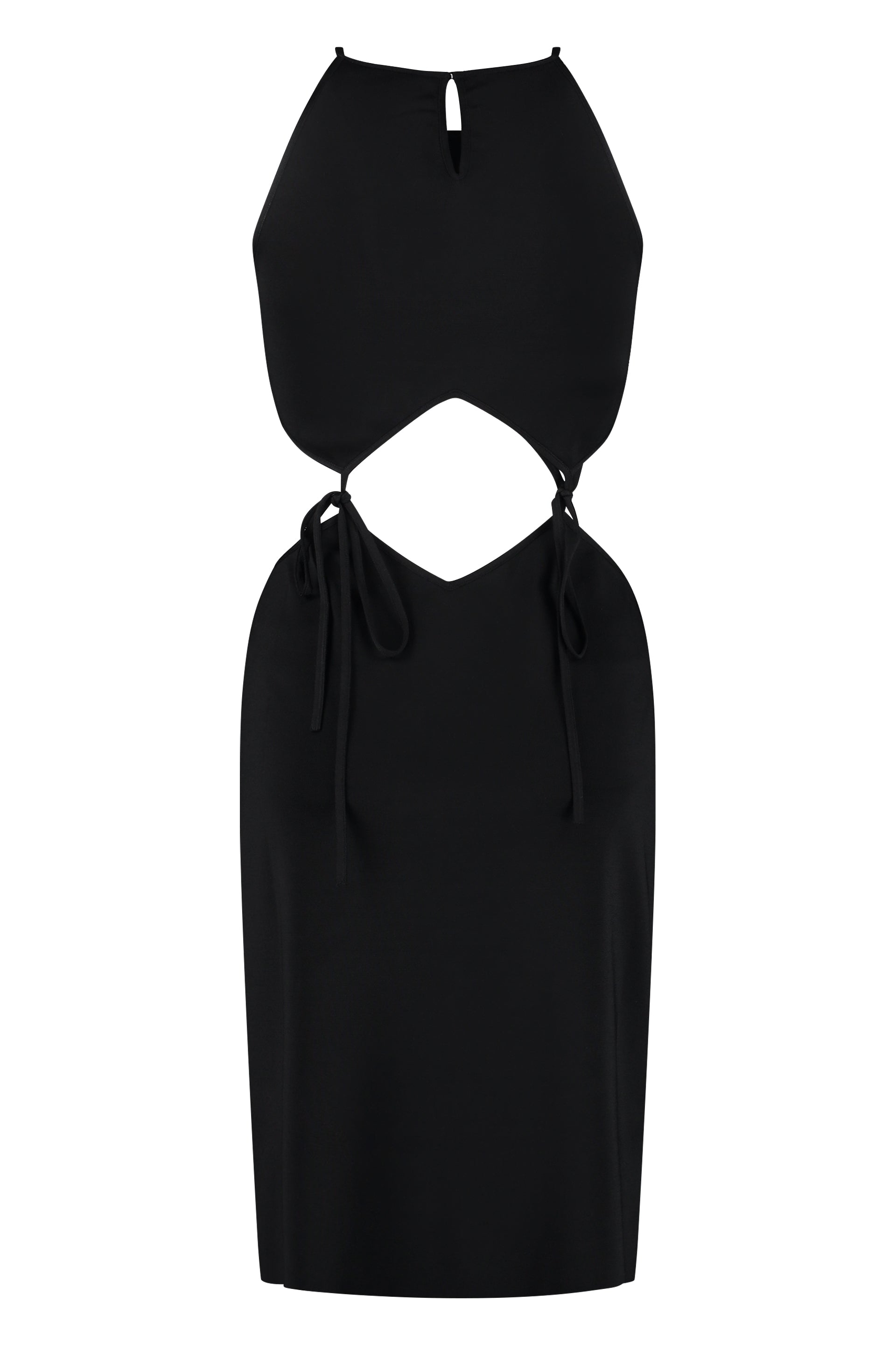 BOTTEGA VENETA Cut-Out Details Slim Fit Mini Dress