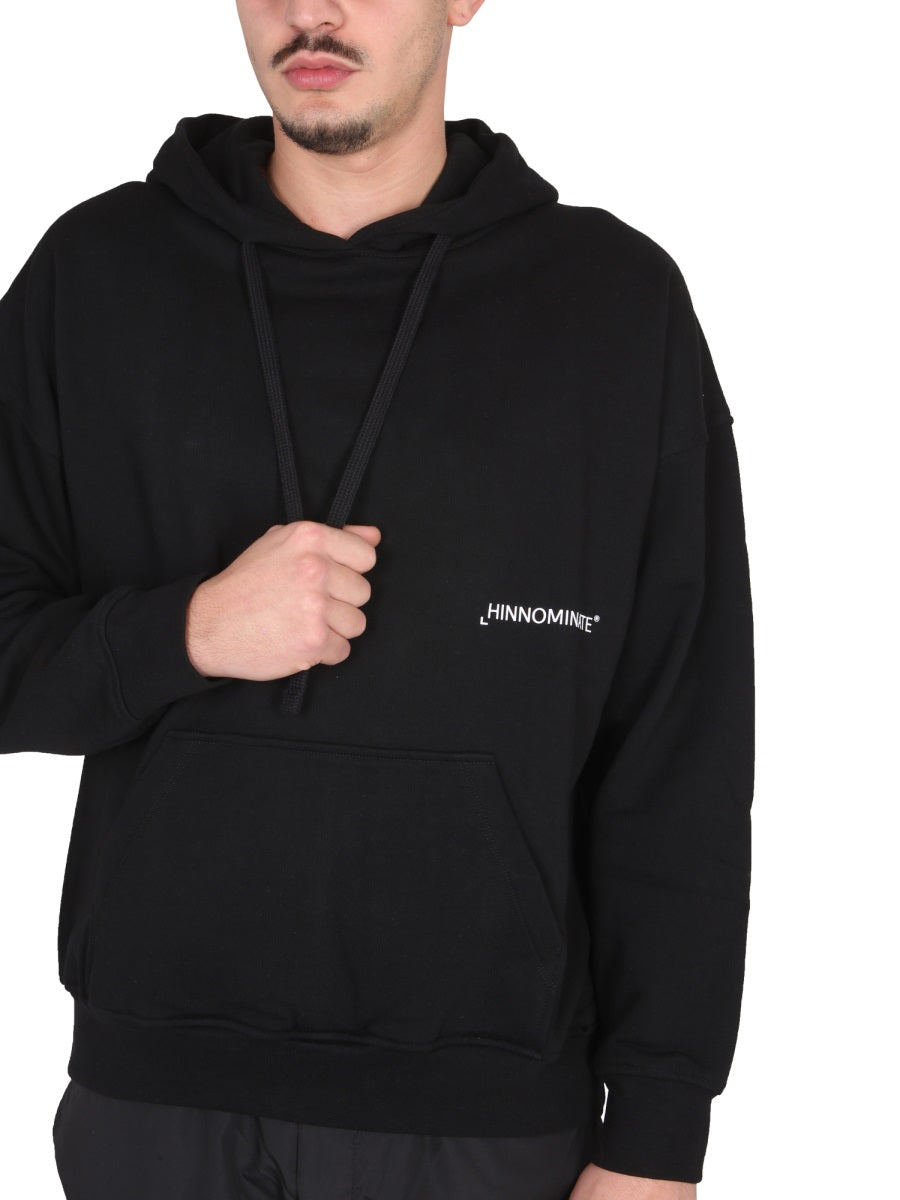 HINNOMINATE Men's Logo Hoodie with Drawstring