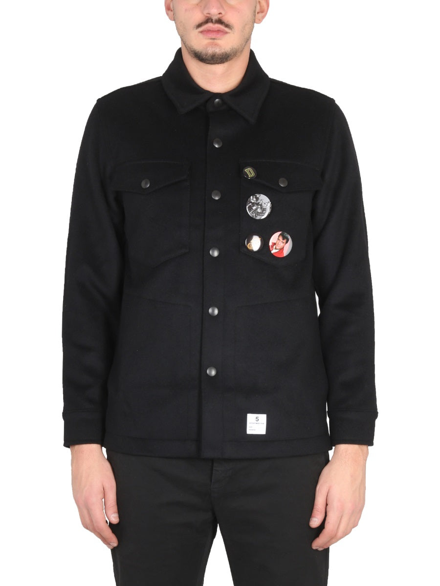 DEPARTMENT FIVE Stylish Jacket with Pins for Men