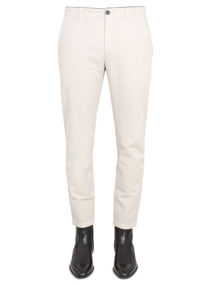 DEPARTMENT FIVE Stylish Men's Pants with Logo Patch