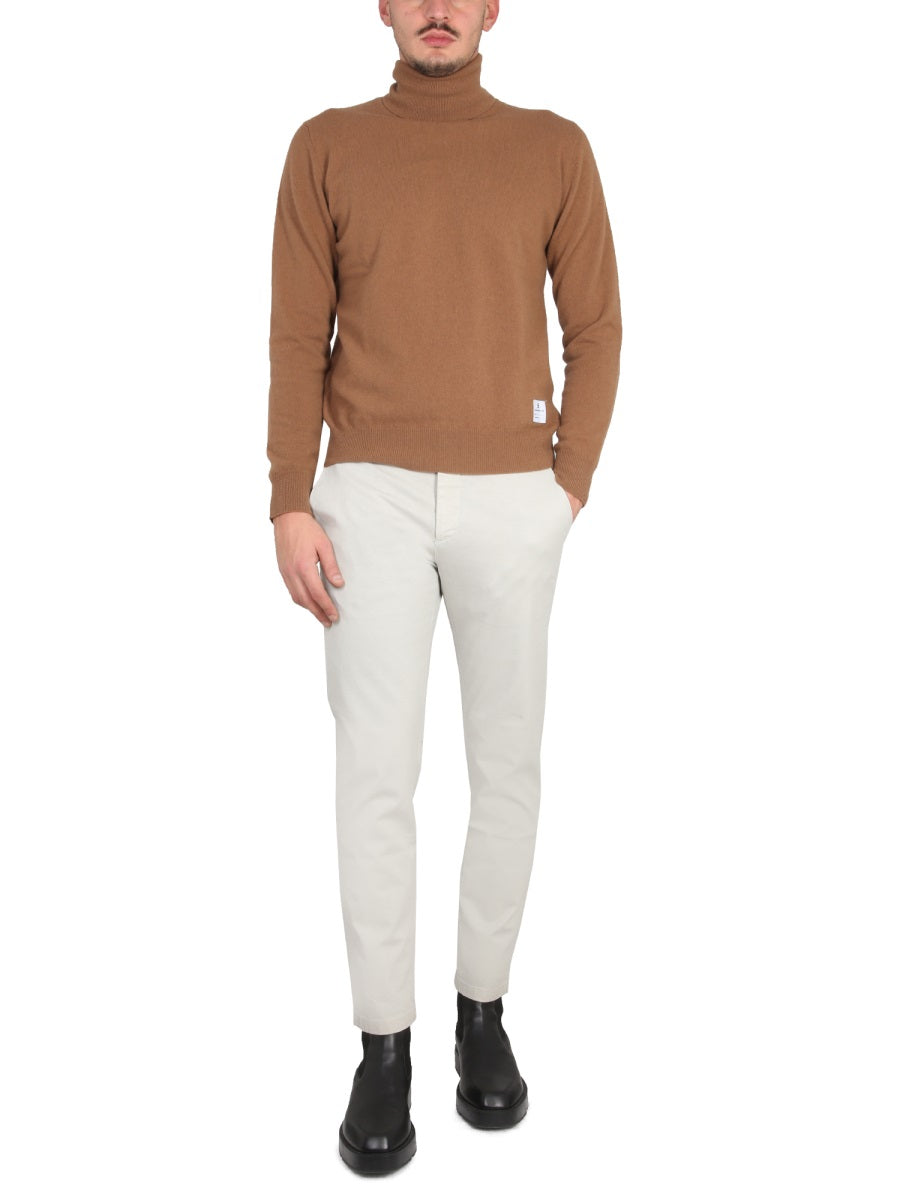 DEPARTMENT FIVE Stylish Logo Patch Pants for Men