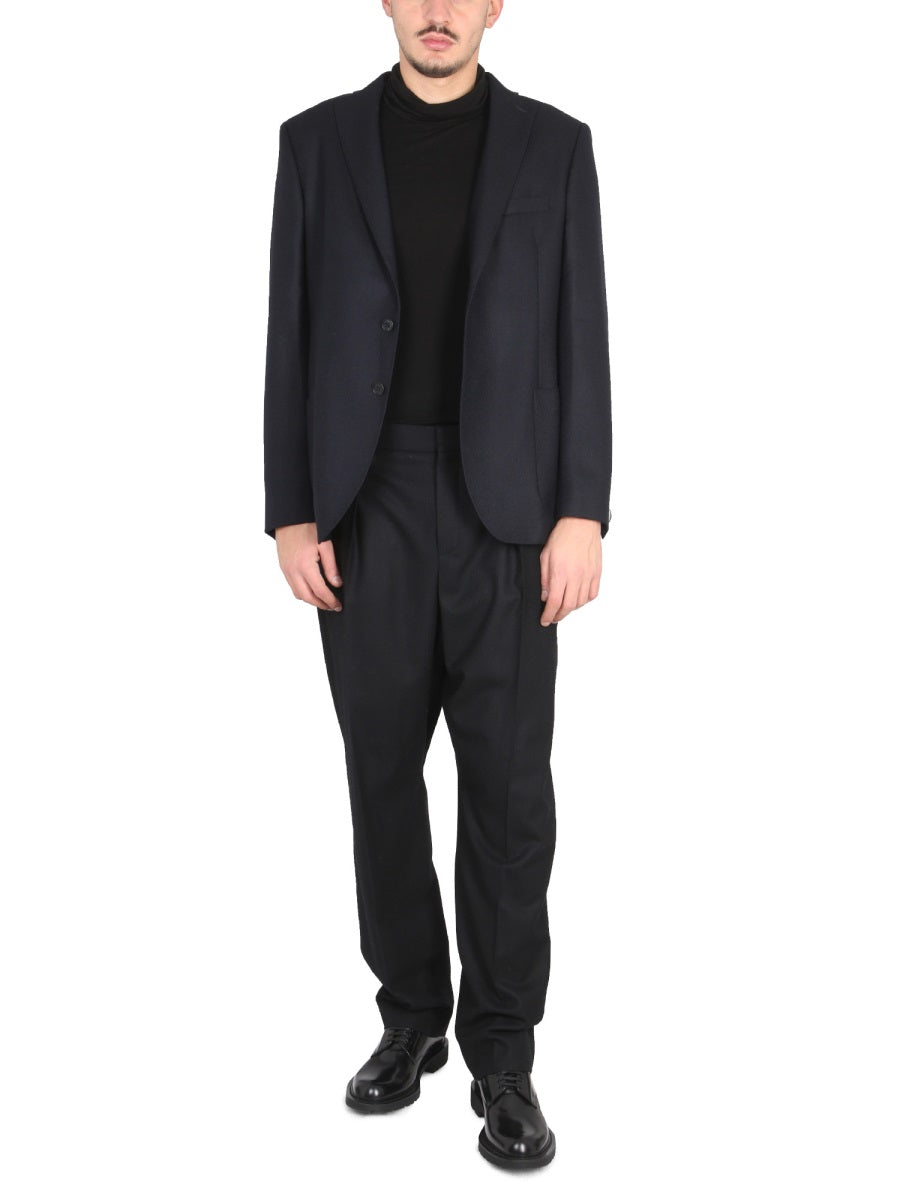 TONELLO Men's Single-Breasted Jacket with Mirror Lapels