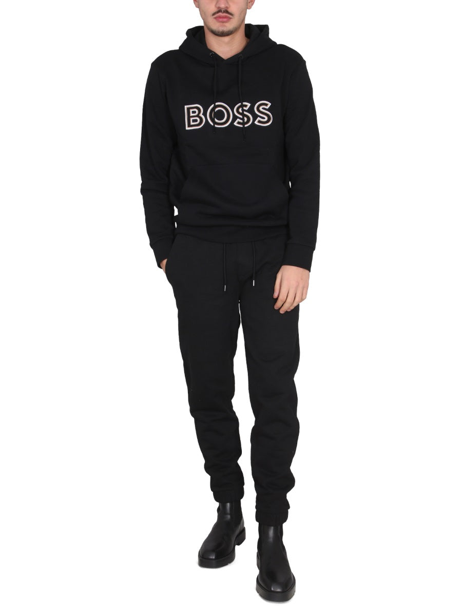 BOSS Men's Jogging Pants with Elastic Waistband