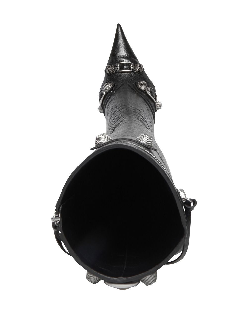 BALENCIAGA High Stiletto Fringe Leather Boots - 90MM