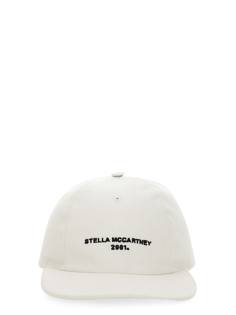 STELLA McCARTNEY Logo-Embroidered Baseball Hat with Hard Visor