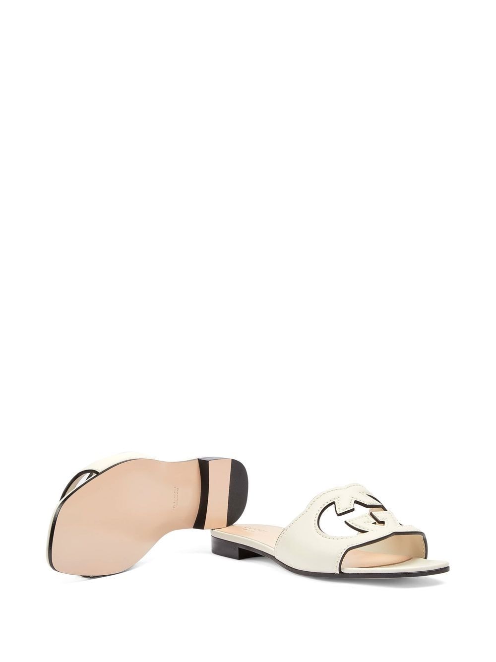 GUCCI Leather Flat Sandals for Women