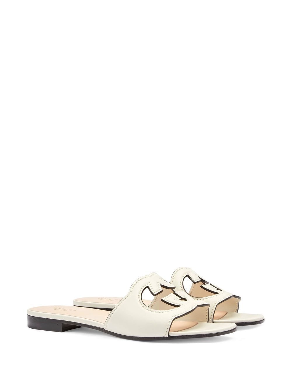 GUCCI Leather Flat Sandals for Women