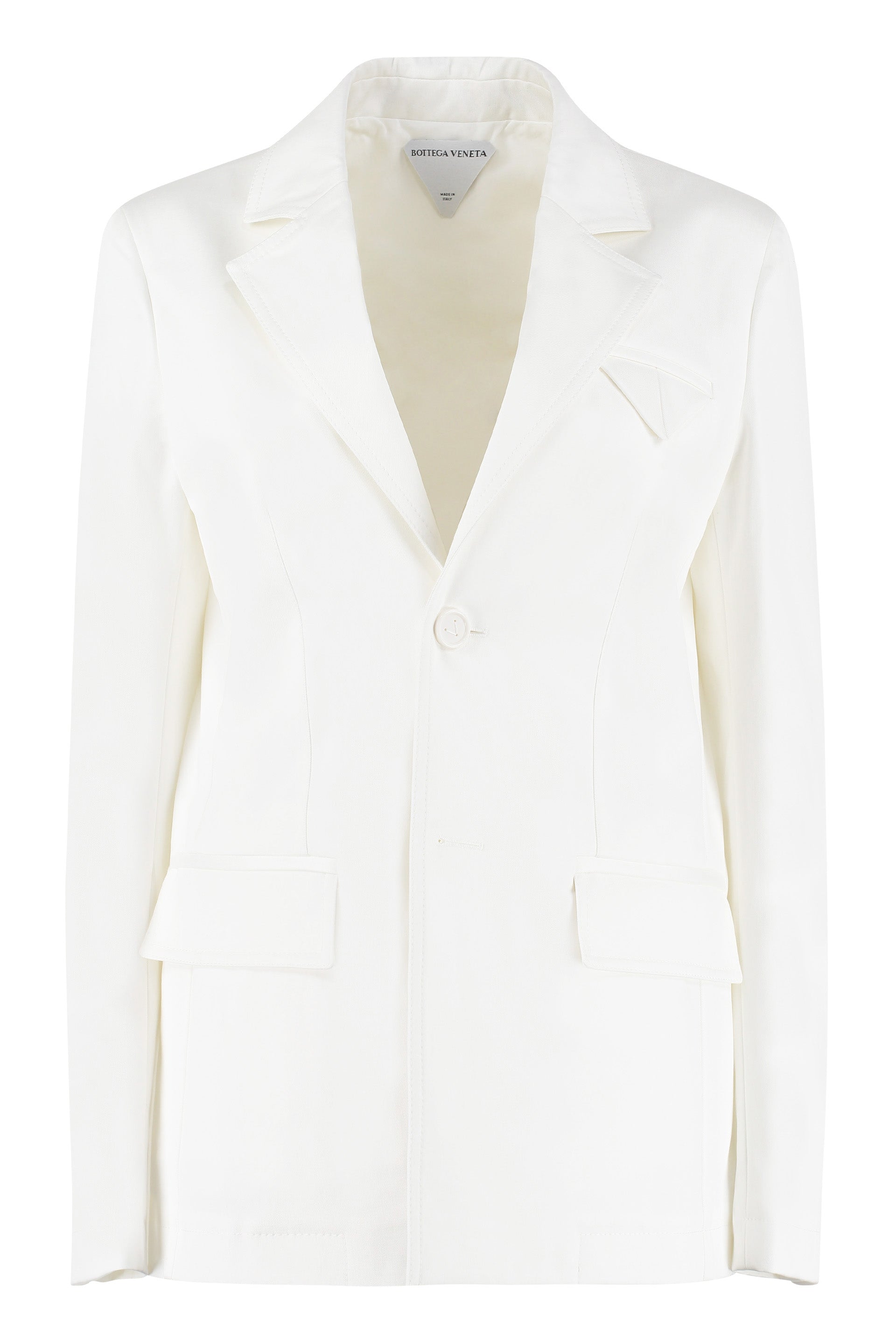 BOTTEGA VENETA Elegant Single-Breasted Cotton Blazer for Women