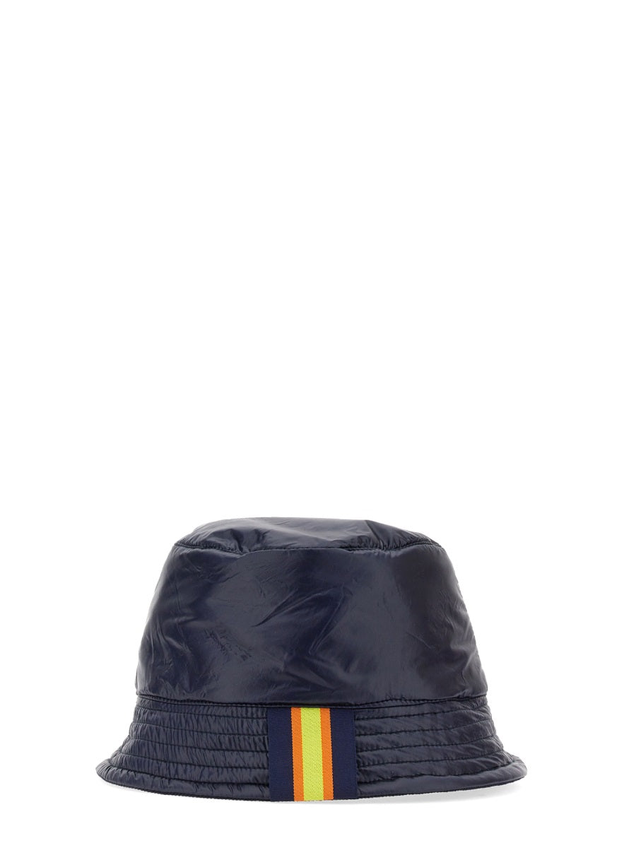 K-WAY Trendy Bucket Hat with Front Zipper Detail