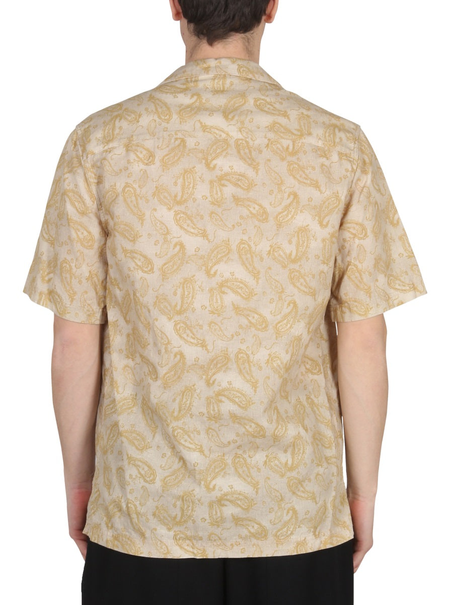EAST HARBOUR SURPLUS Paisley Print Classic Collar Shirt