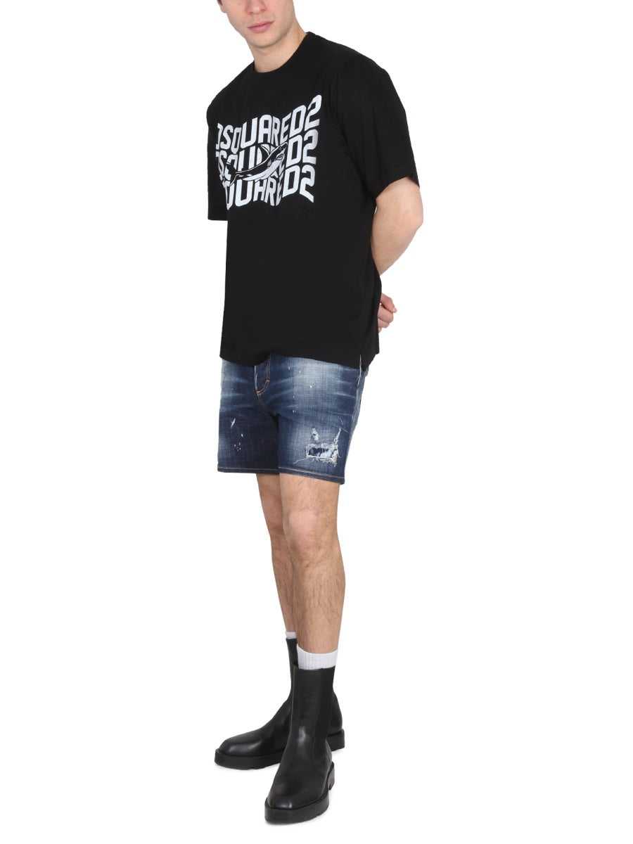 DSQUARED Men's Logo Print T-Shirt - SS23 Edition