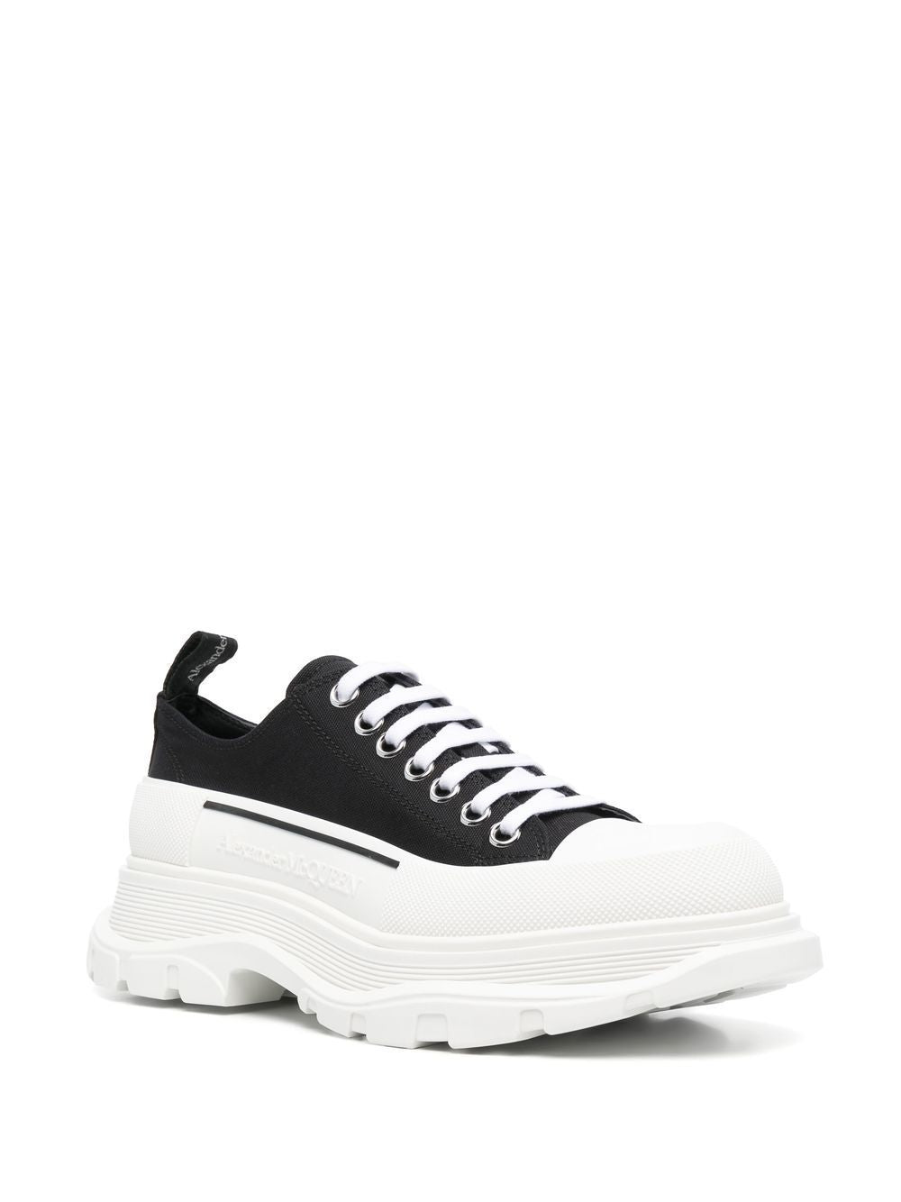ALEXANDER MCQUEEN Canvas Tread Slick Sneaker for Women
