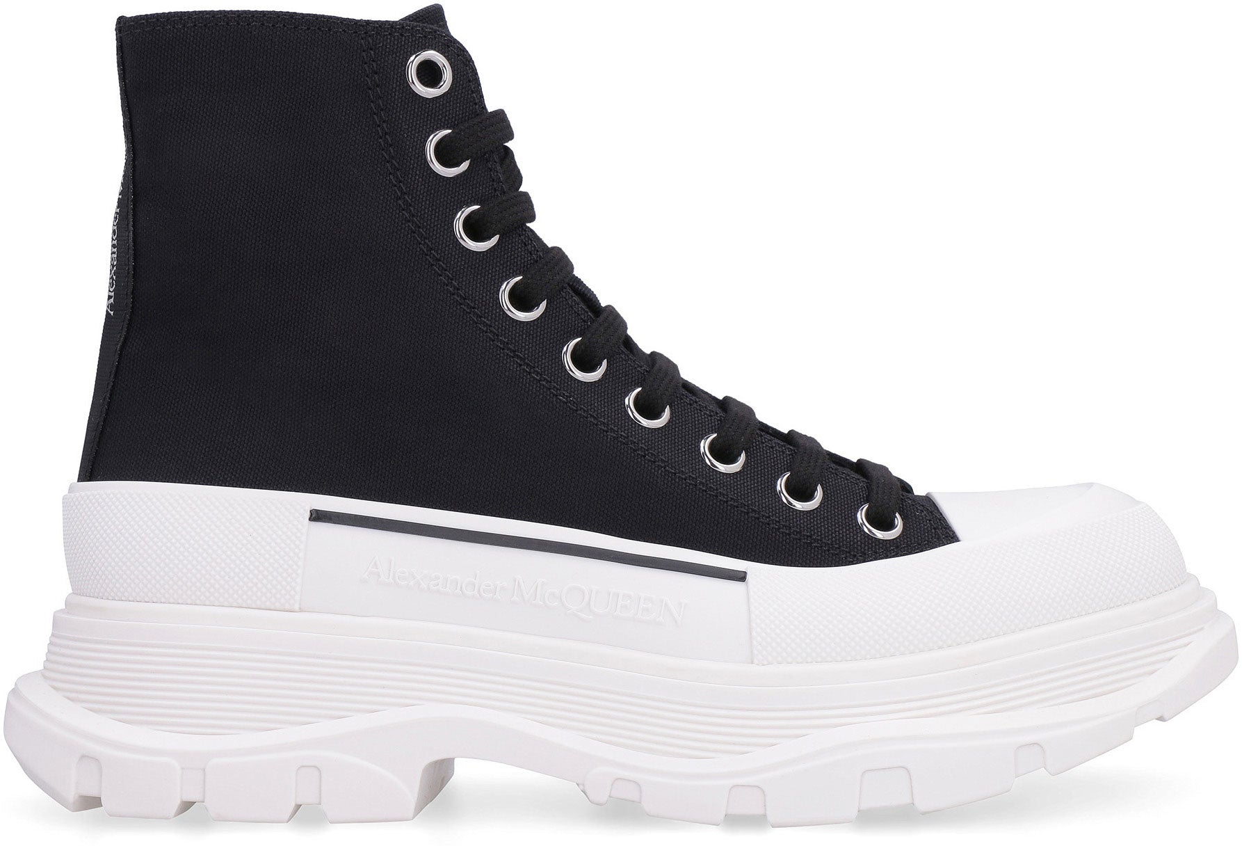 ALEXANDER MCQUEEN Canvas Tread Slick Sneaker for Women