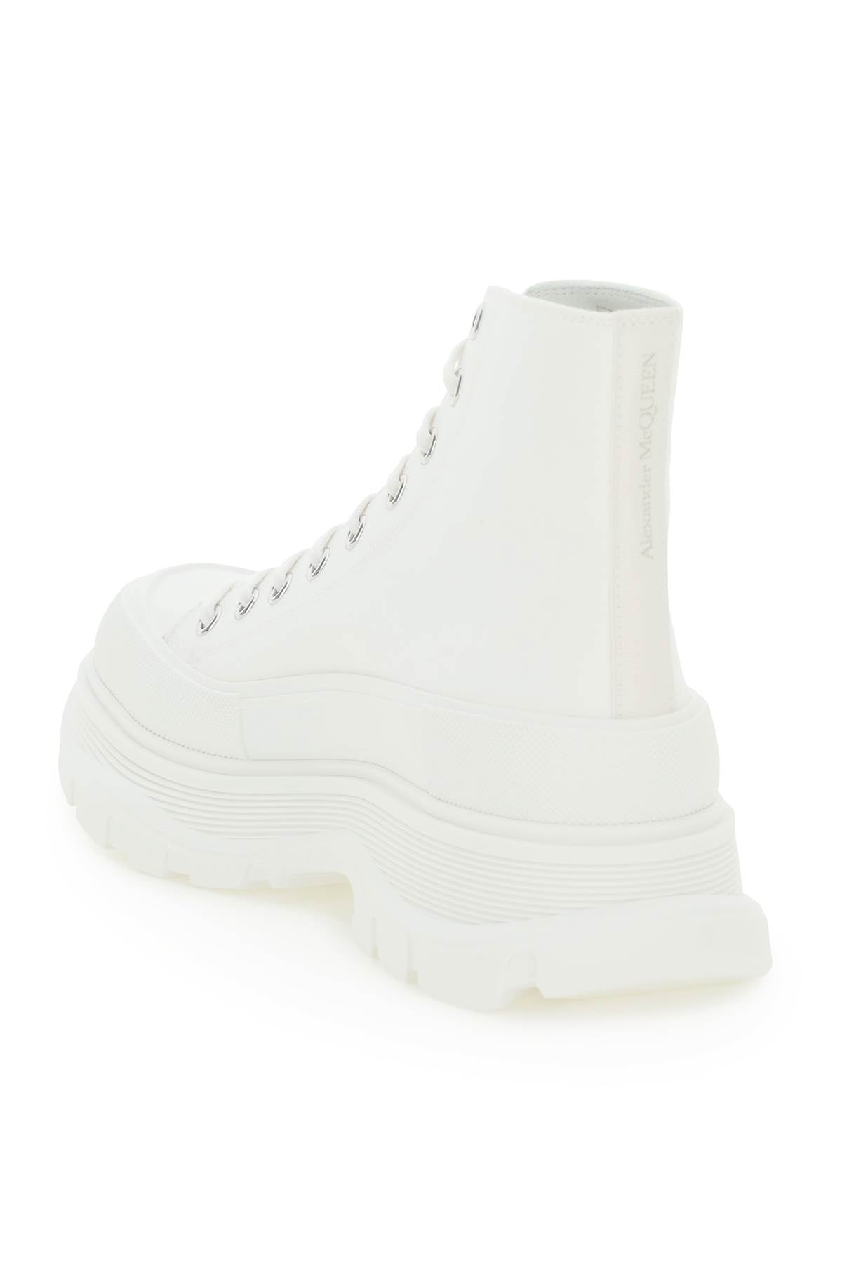 ALEXANDER MCQUEEN Canvas Tread Slick Sneakers for Women